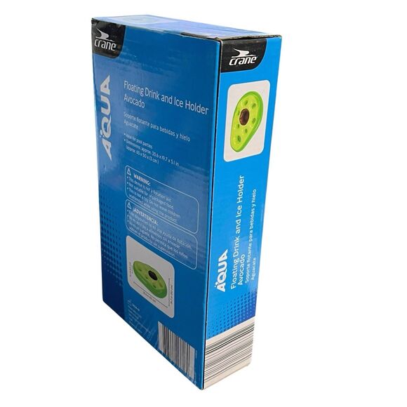 Aldi Avocado 25” Inflatable Floating Drink & Ice Holder Pool Party Lake Tubing - Picture 4 of 8